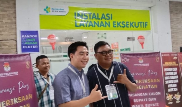 Pasangan Michael Thungari-Tendris Bulahari Jalani Pemeriksaan Kesehatan