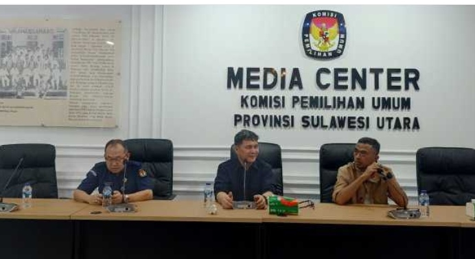 Diresmikan Kenly Poluan, Media  Center KPU Sulut Sudah Bisa Digunakan